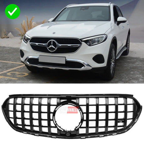Mercedes GLC C254 X254 2022-2025 Griglia GTR AMG Look Nero