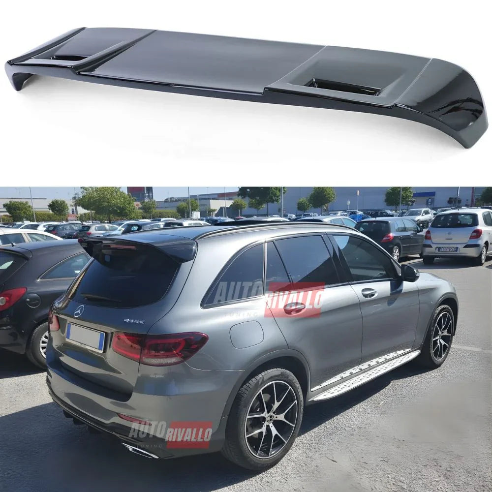 Mercedes GLC X253 SUV 2015-2022 Spoiler Tetto Nero Lucido - autorivallo