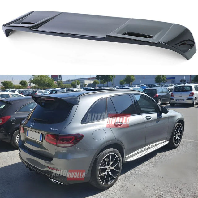 Mercedes GLC X253 SUV 2015-2022 Spoiler Tetto Nero Lucido - autorivallo