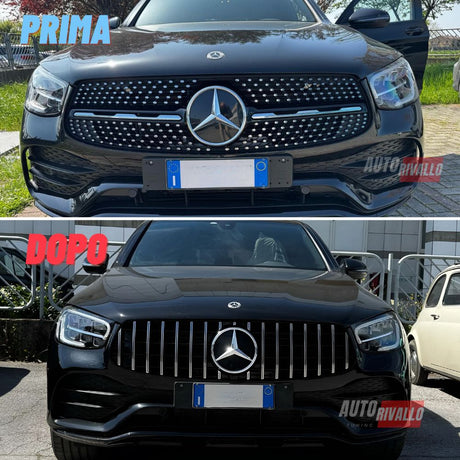Mercedes GLC X253 C253 2019-2022 Griglia Anteriore AMG Look