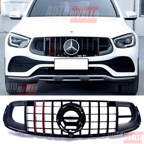 Mercedes GLC X253 C253 2019-2022 Griglia Radiatore GT Carbon Look