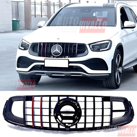 Mercedes GLC X253 C253 2019-2022 Griglia Radiatore GT Carbon Look