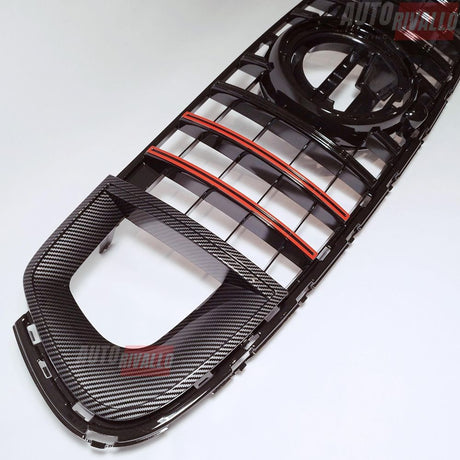 Mercedes GLC X253 C253 2019-2022 Griglia Radiatore GT Carbon Look