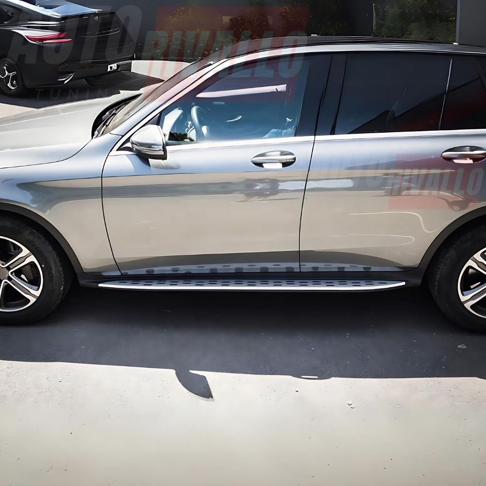Mercedes GLC X253 C253 2019-2022 Pedane Laterali in Alluminio