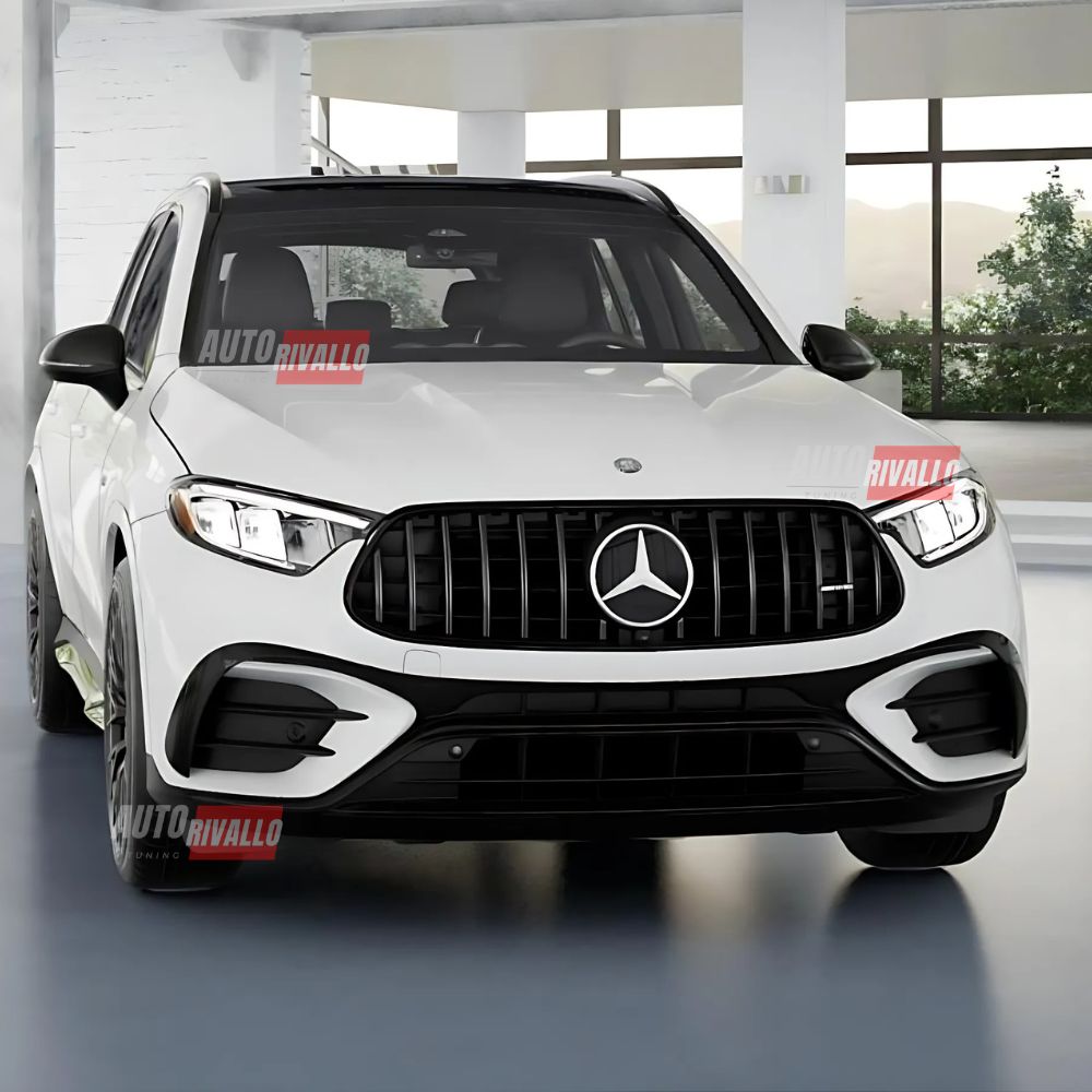 Frontale sportivo Mercedes GLC AMG Line con griglia GTR