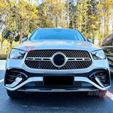 Spoiler anteriore Aero Vents Mercedes GLE V167 AMG Line nero lucido