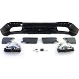 Mercedes GLE W167 2019-2023 AMG Line Diffusore Posteriore Nero in Ottica MAG 63