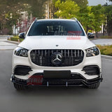 Mercedes GLS X167 2019-2023 Griglia Radiatore AMG 63 GTR Look Calandra Anteriore Nero Lucido