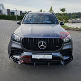 Mercedes GLS X167 2019-2023 Griglia Radiatore AMG 63 GTR Look Calandra Anteriore Nero Lucido