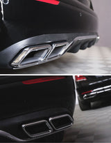 Mercedes Classe C W205 Diffusore AMG Look C63 Doppia Uscita