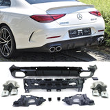 Mercedes CLS C257 AMG Line 2018-2024 Diffusore AMG 55 Look