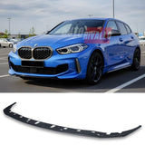 BMW 1 F40 M-Sport 2019-2024 Spoiler Anteriore Nero Lucido