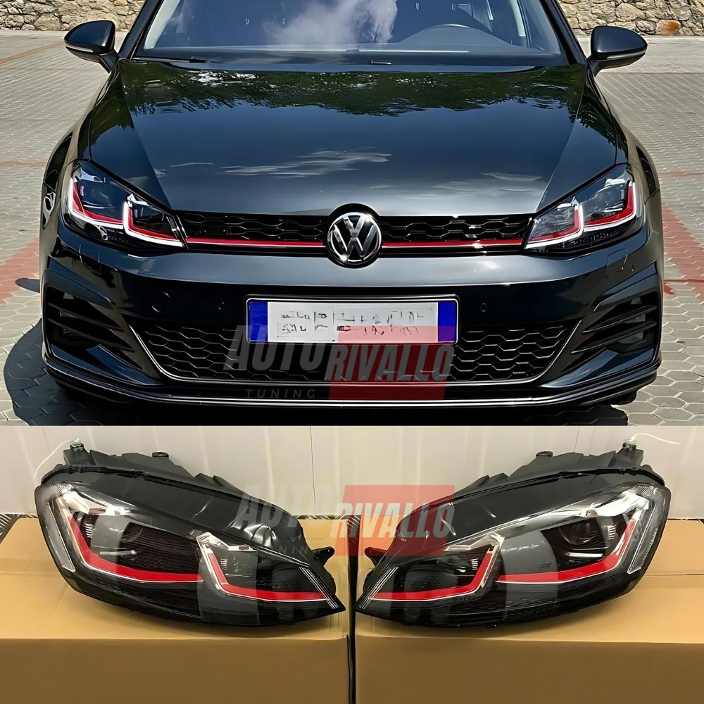 VW Golf 6 2008-2012 Fari Anteriori LED GTI G7.5 Look
