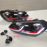 VW Golf 6 2008-2012 Fari Anteriori LED GTI G7.5 Look