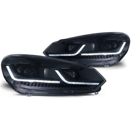 VW Golf 6 2008-2012 Fari Anteriori LED Look G7.5 R-Line
