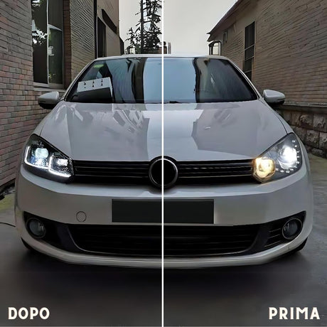 VW Golf 6 2008-2012 Fari Anteriori LED Look G7.5 R-Line 