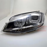 VW Golf 7 2012-2017 Fari Anteriori LED Diurne Doppia U