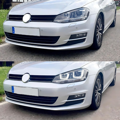 VW Golf 7 2012-2017 Fari Anteriori LED Diurne Doppia U