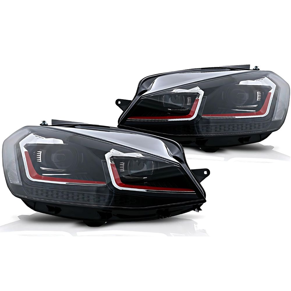 VW Golf 7 2012-2017 Fari Anteriori Ottica GTI Fanali Full LED