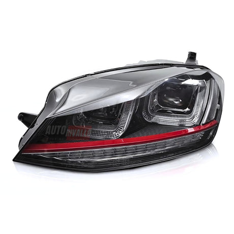 VW Golf 7 2012-2017 Fari Anteriori GTI Look Frecce Dinamiche LED