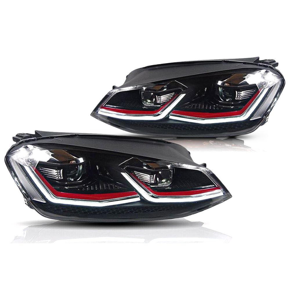 VW Golf 7 2012-2017 Fari Anteriori LED GTI Look G7.5 Xenon