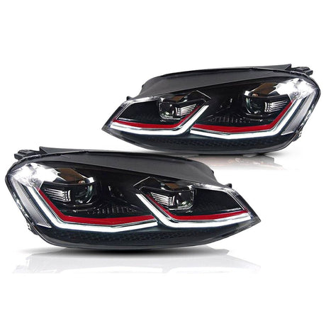 VW Golf 7 2012-2017 Fari Anteriori LED GTI Look G7.5 Xenon