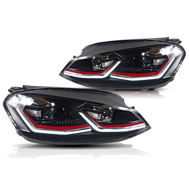 VW Golf 7 2012-2017 Fari Anteriori LED GTI Look G7.5 Xenon