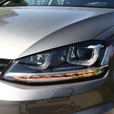 VW Golf 7 2012-2017 Fari Anteriori Con Frecce Dinamiche LED