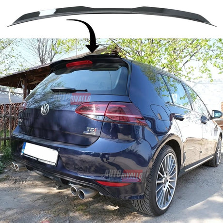 Spoiler Posteriore Nero VW Golf 7 GTI Look