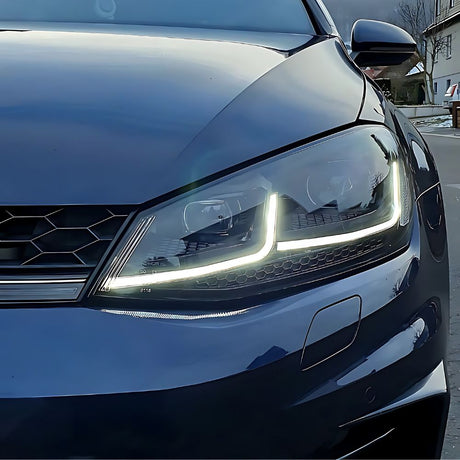 VW Golf 7.5 2017-2019 Fari Anteriori Full LED R-Line Look SEQ