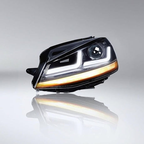 VW Golf 7 2012-2017 Fari Anteriori Full Led OSRAM Xenon Neri