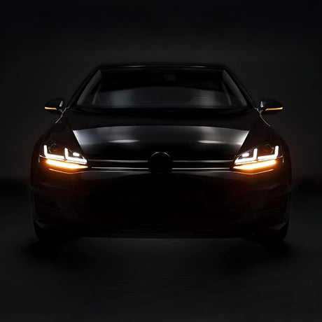 VW Golf 7 2012-2017 Fari Anteriori Full Led OSRAM Xenon Neri