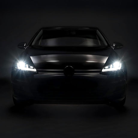 VW Golf 7 2012-2017 Fari Anteriori Full Led OSRAM Xenon Neri