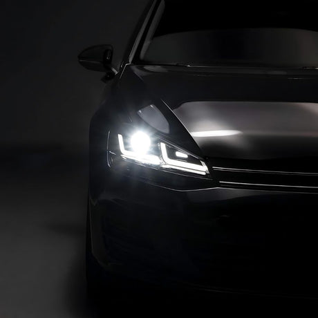 VW Golf 7 2012-2017 Fari Anteriori Full Led OSRAM Xenon Neri