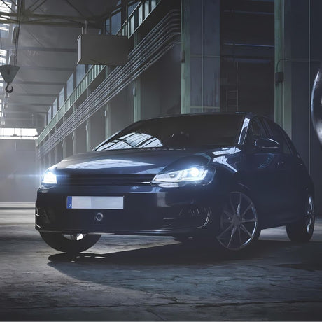 VW Golf 7 2012-2017 Fari Anteriori Full Led OSRAM Xenon Neri