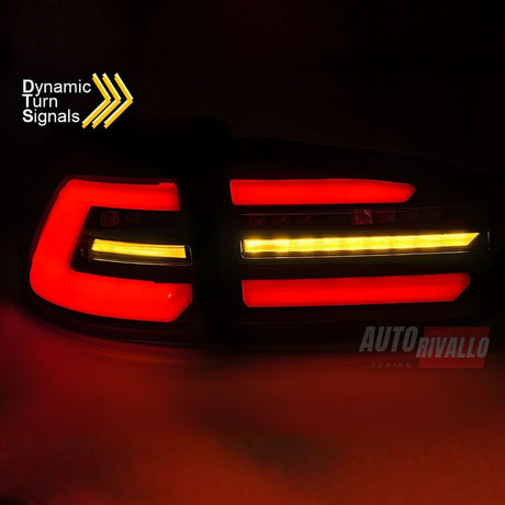 VW Golf 7.5 Variant 2017-2019 Fari Posteriori Full LED Rosso