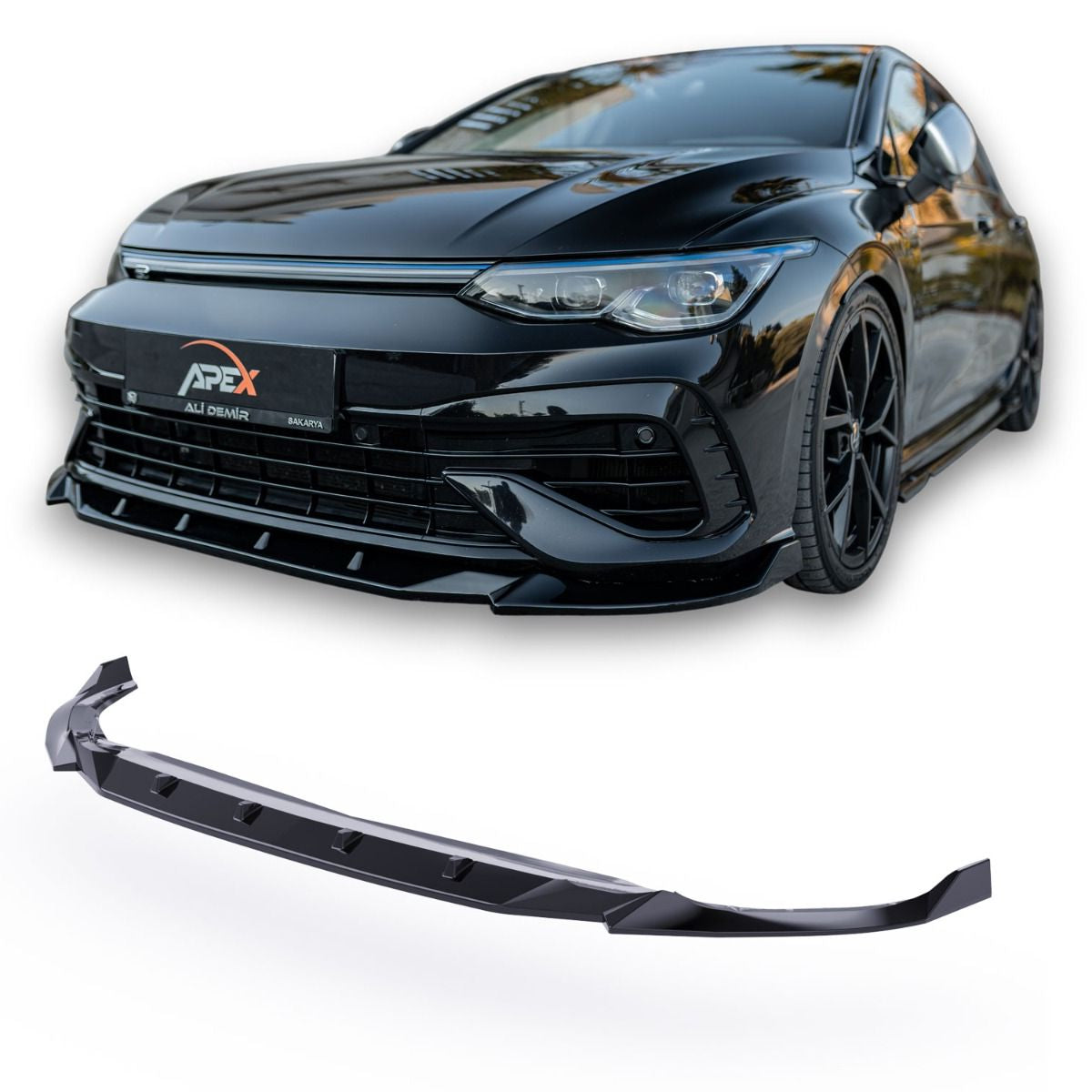 VW Golf 8 R (2020-2024) Splitter - APEX Spoiler Anteriore - autorivallo