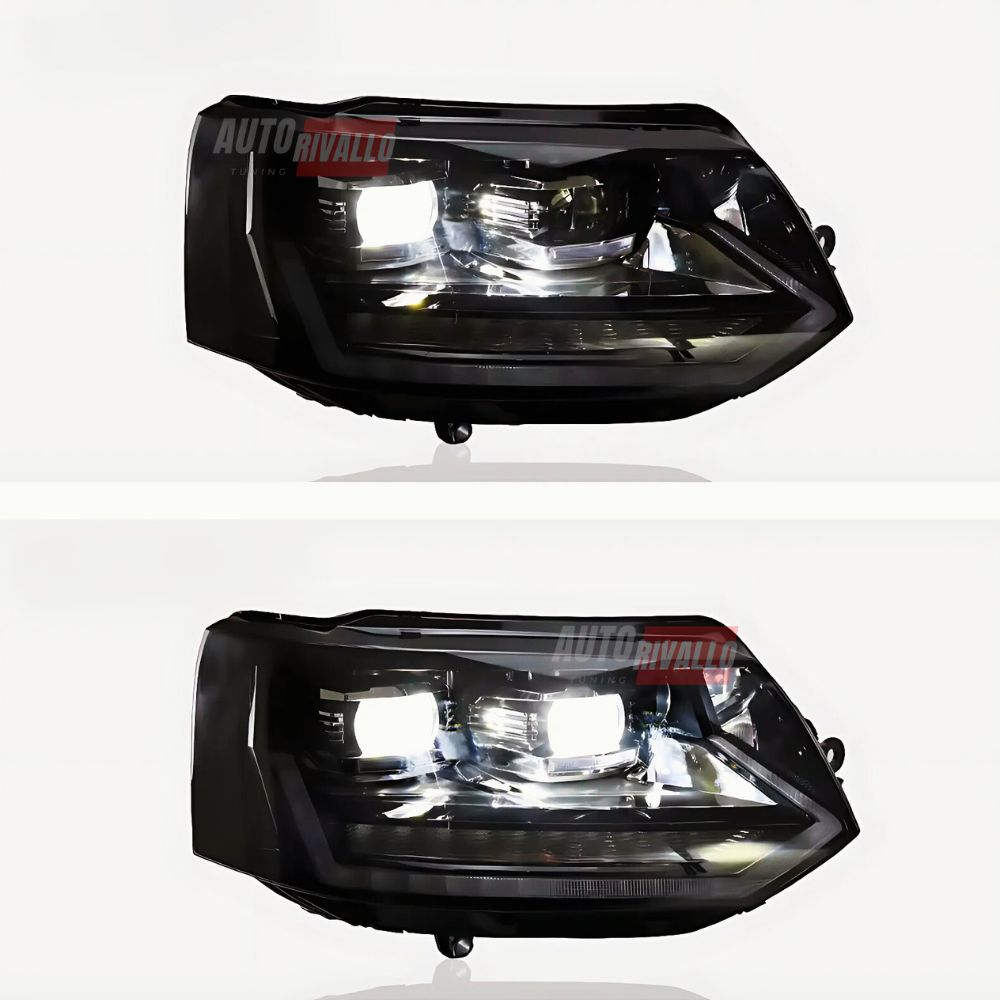 VW T5 Facelift 2010-2015 Fari Anteriori Full LED DRL Frecce Sequenziali