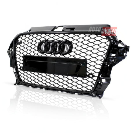 Audi A3 8V 2012-2016 Griglia Anteriore RS3 Look Nero Lucido - autorivallo