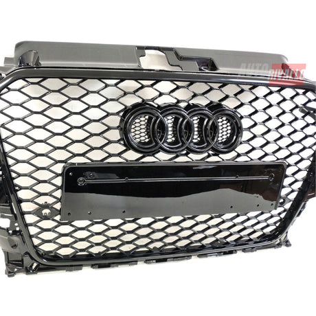 Audi A3 8V 2012-2016 Griglia Anteriore RS3 Look Nero Lucido - autorivallo