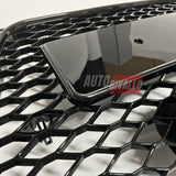 Audi A4 B8 2011-2015 Griglia Anteriore RS4 Look Nero Lucido