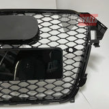 Audi A4 B8 2011-2015 Griglia Anteriore RS4 Look Nero Lucido
