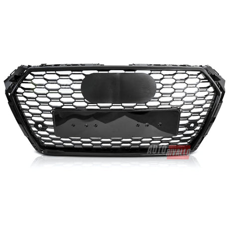 Audi A4 B9 2015-2019 Griglia Anteriore RS4 Look Nero Lucido