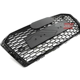 Audi A4 B9 2015-2019 Griglia Anteriore RS4 Look Nero Lucido