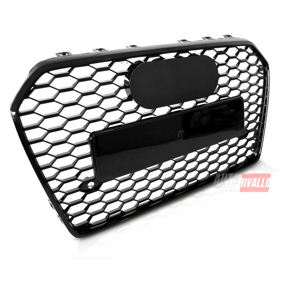 Audi A6 C7 4G 2014-2018 Griglia Anteriore RS6 Look Nero Lucido - autorivallo