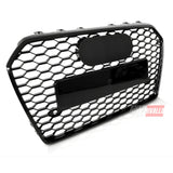 Audi A6 C7 4G 2014-2018 Griglia Anteriore RS6 Look Nero Lucido - autorivallo