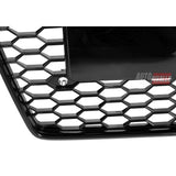 Audi A6 C7 4G 2014-2018 Griglia Anteriore RS6 Look Nero Lucido - autorivallo