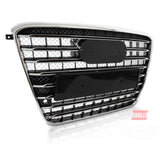 AUDI A8 D4 2009-2013 Griglia Anteriore S8 Look Nero Cromato - autorivallo