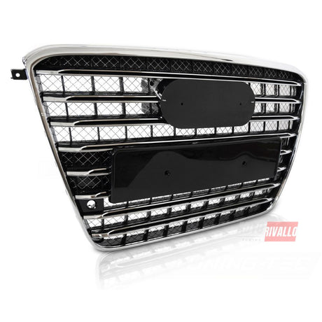 AUDI A8 D4 2009-2013 Griglia Anteriore S8 Look Nero Cromato - autorivallo