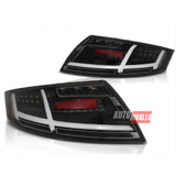 Audi TT 8J 2006-2014 Fanali Posteriori Full LED Lightbar Nero